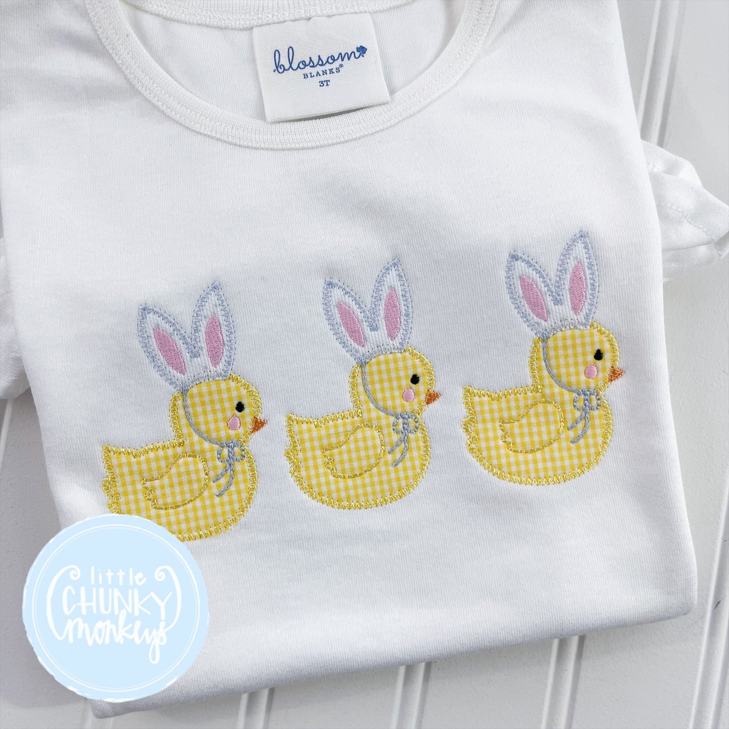 Girl Shirt - Easter Bunny Chick Trio