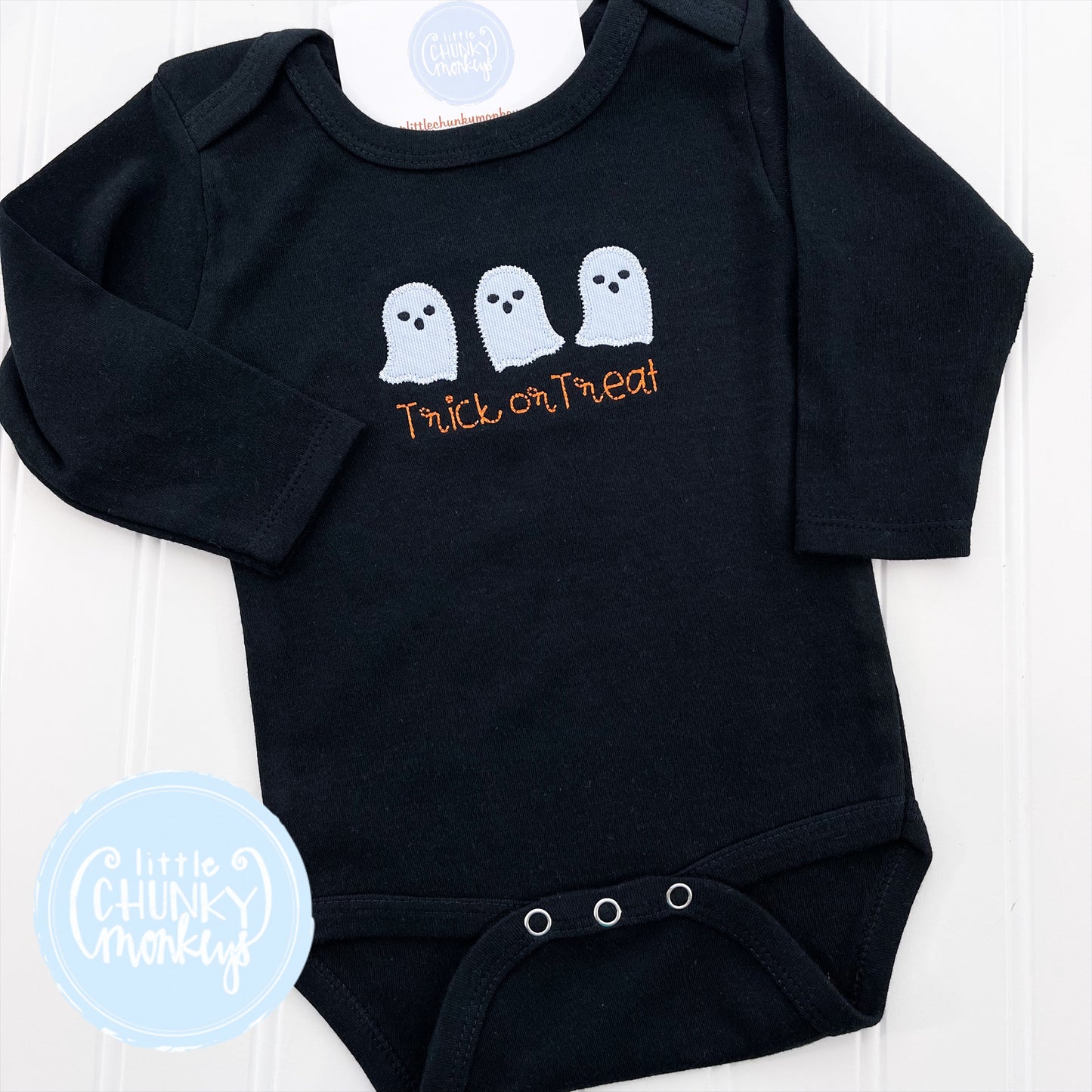 Ready to Ship - Ghost Trio Bodysuit - 3/6m