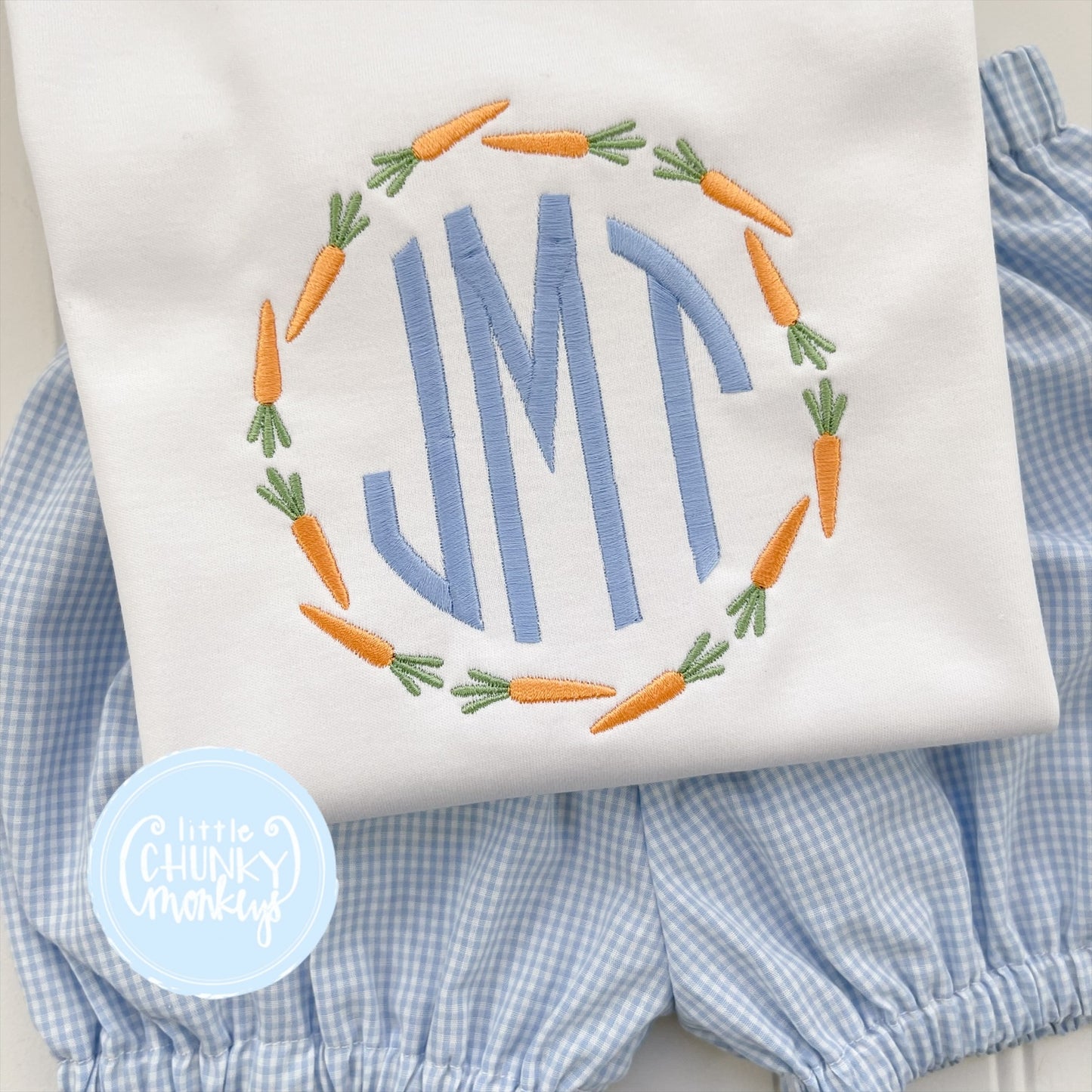 Boy Shirt - Carrot Monogram
