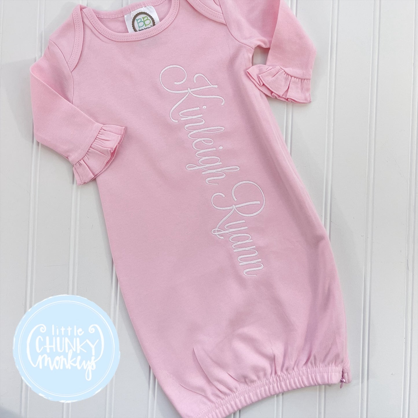 Baby Girl Gown - Script Name