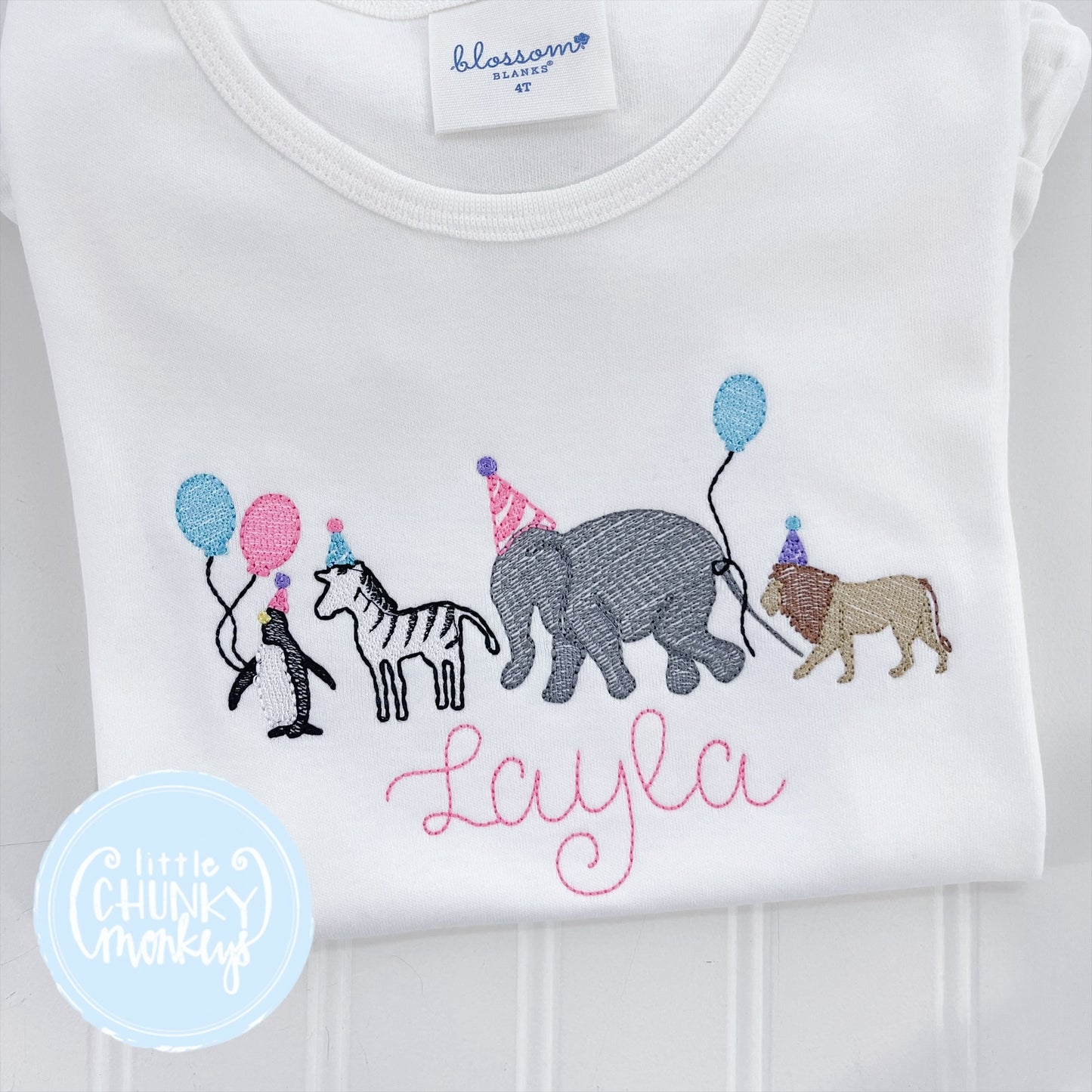 Girl Shirt - Zoo Birthday