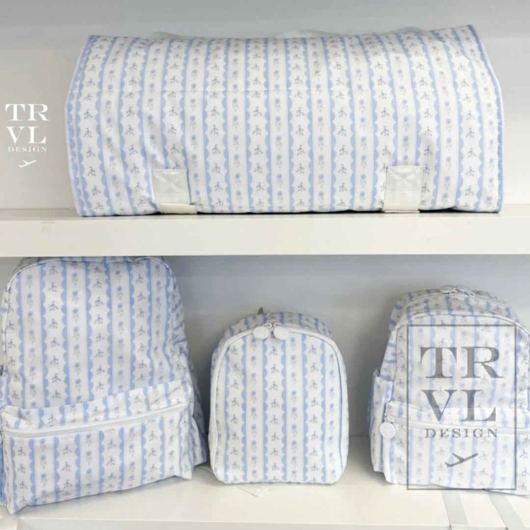 Rest Up Nap Mat - Ribbon Floral Blue