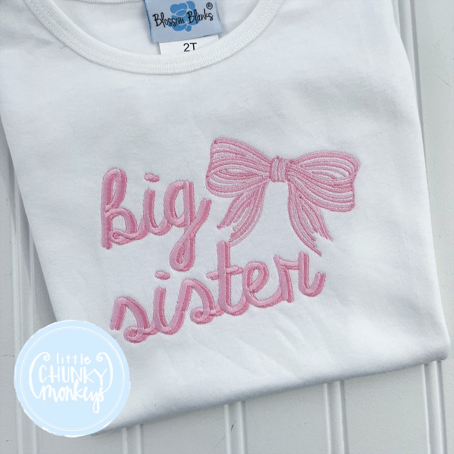Girl Shirt - Big Sister Bow