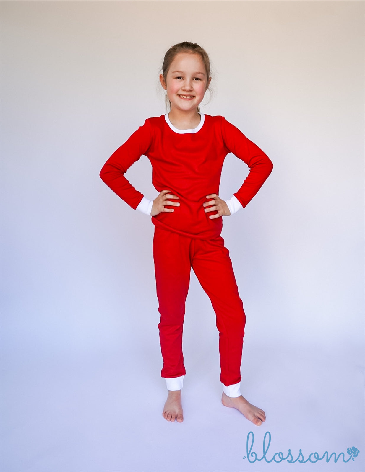 Christmas Kids Long Sleeve Fitted Sleep Set