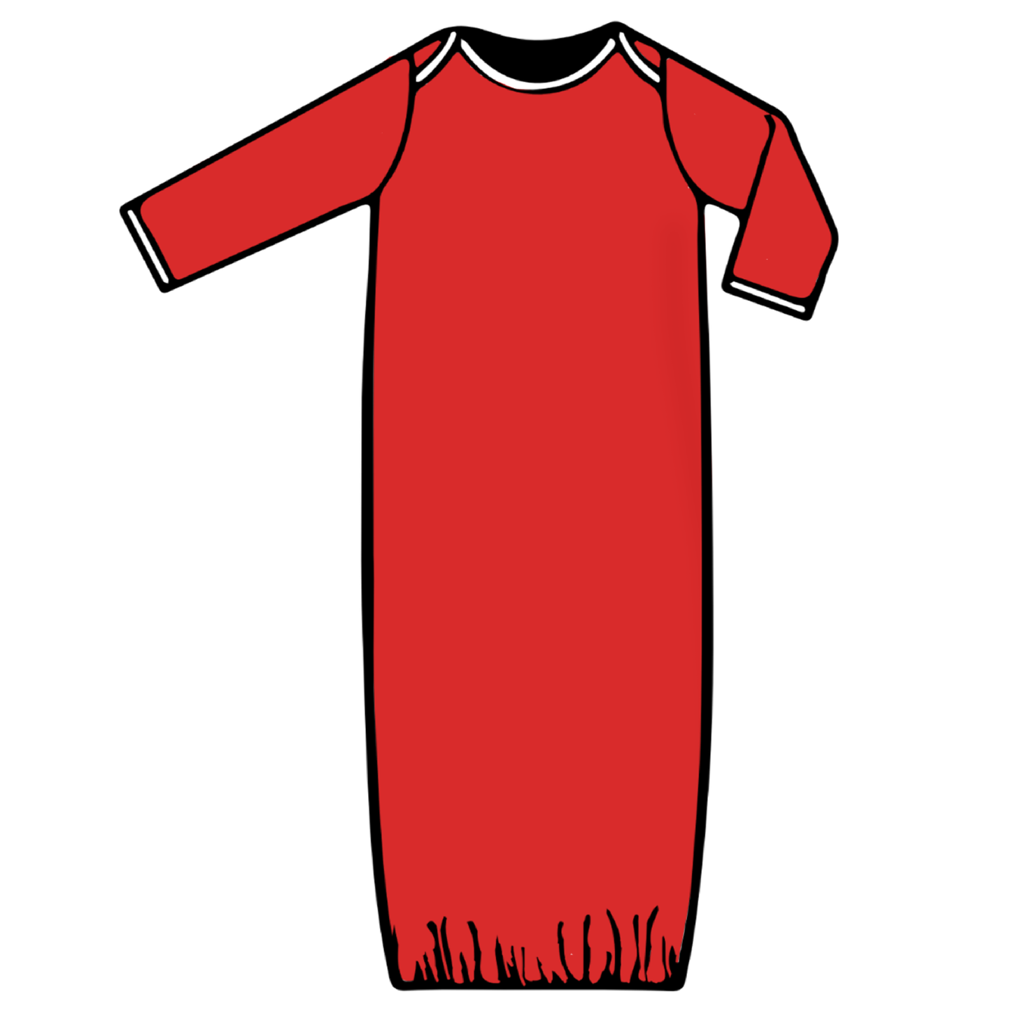 Christmas Baby Gown