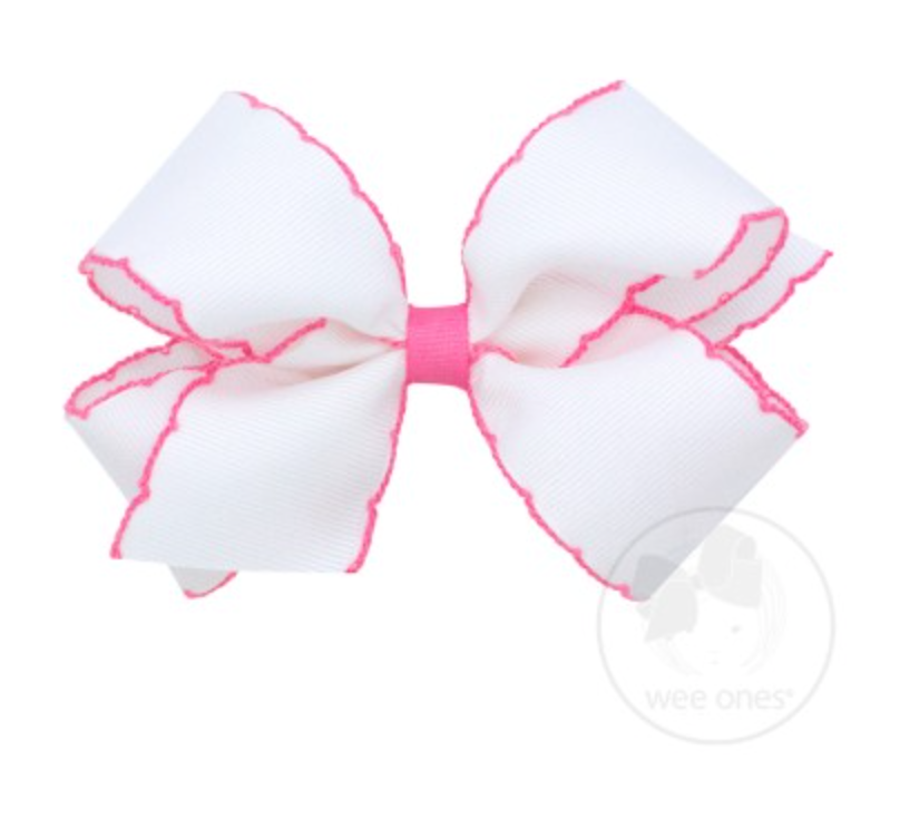White and Hot Pink - Wee Ones