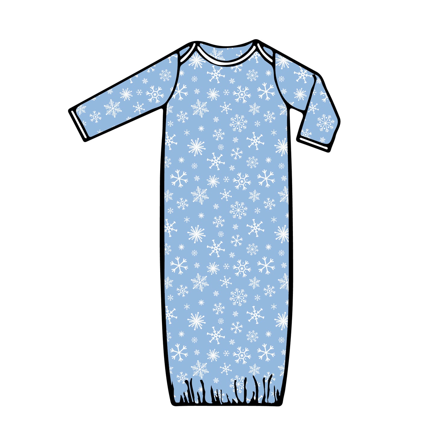 Christmas Baby Gown