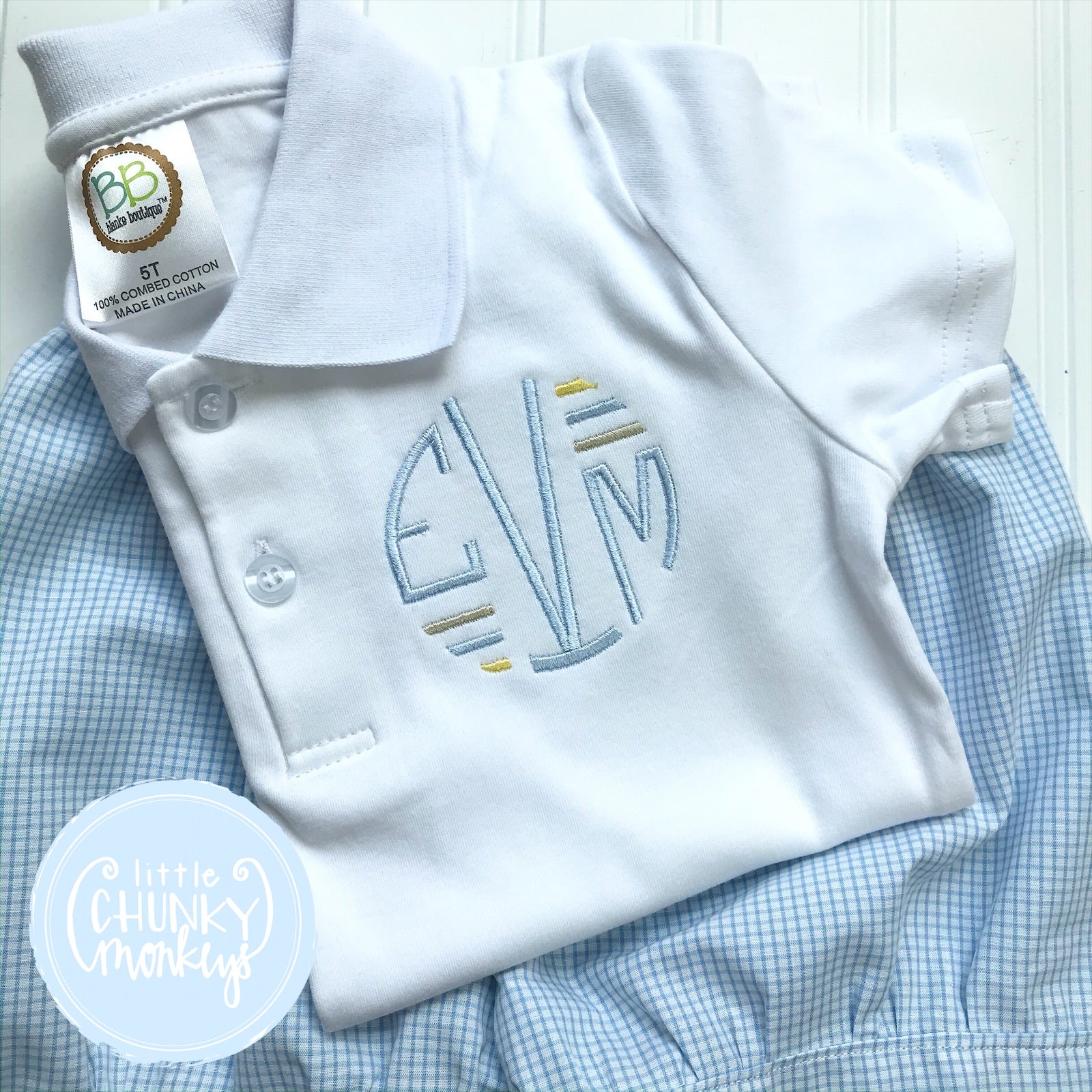 Easter Monogram Polo Shirt