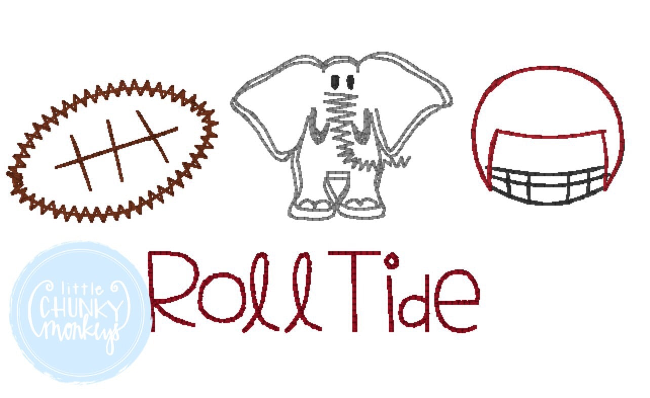 Football Shirt - Vintage Stitch Football, Elephant, Helmet