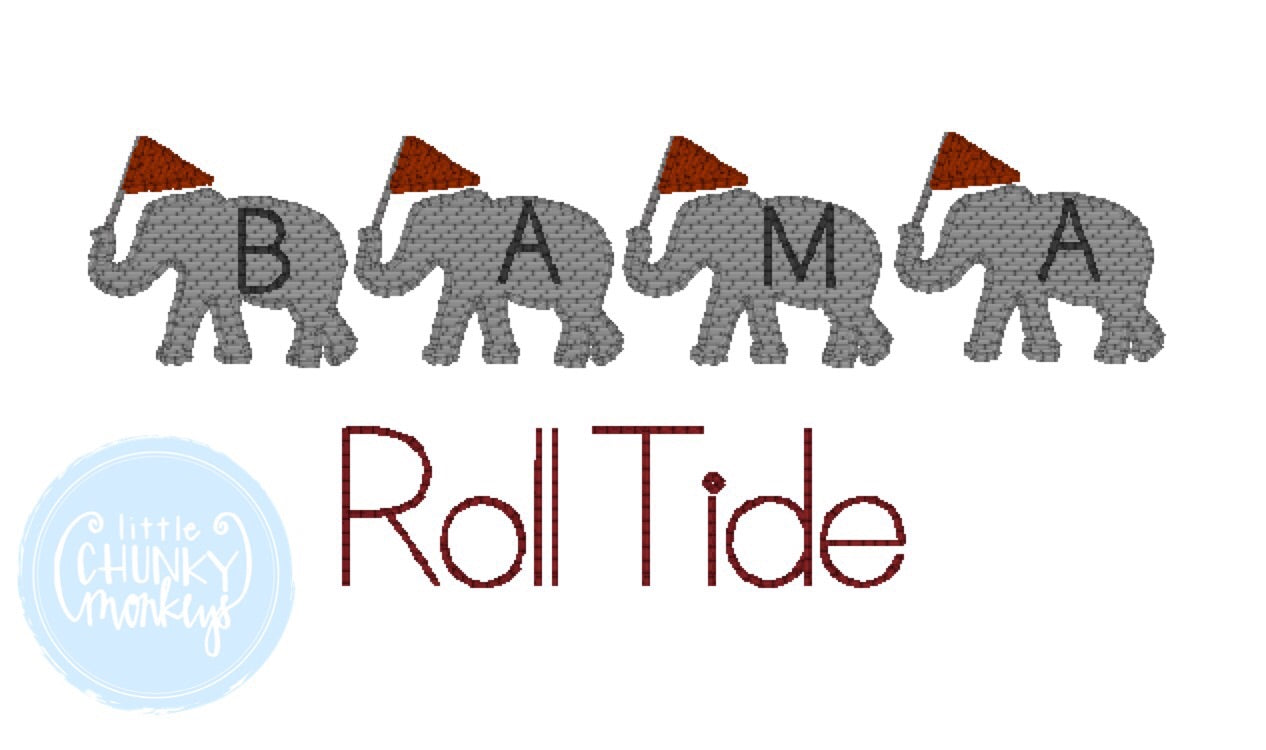 Football Shirt - Elephant Stitch with Flags