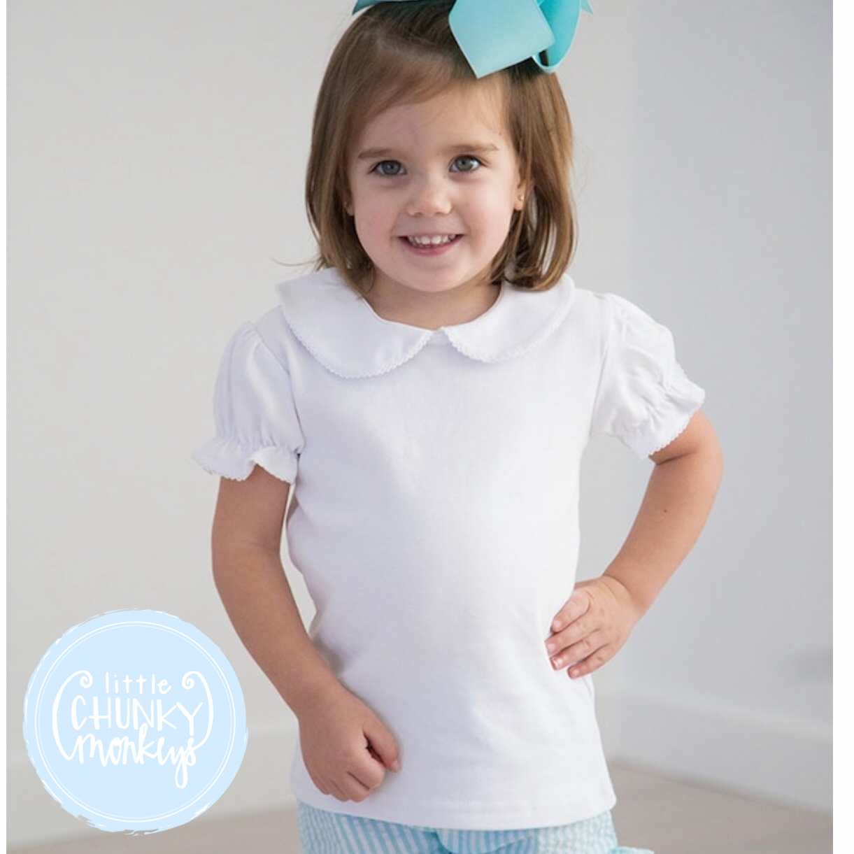 Customize Girl Peter Pan Collar Shirt