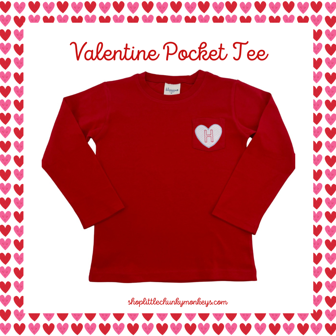 Organic Cotton Valentine Pocket Tee