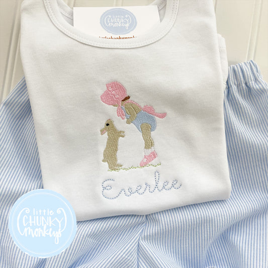 Girl Shirt - Bonnet Baby & Bunny