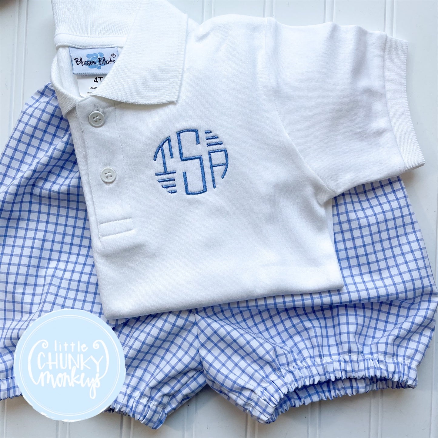Initial Polo - "tSa" - 4T Short Sleeve