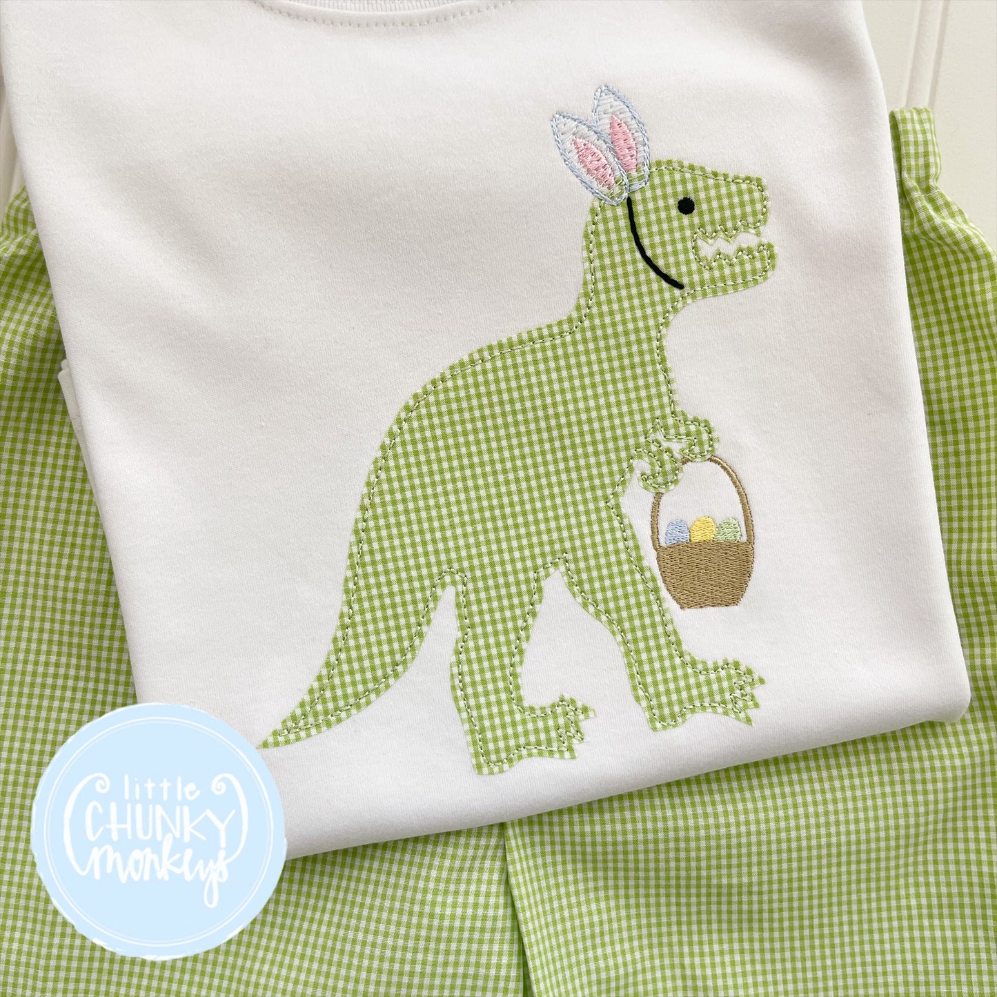 Boy Shirt - Dino Bunny