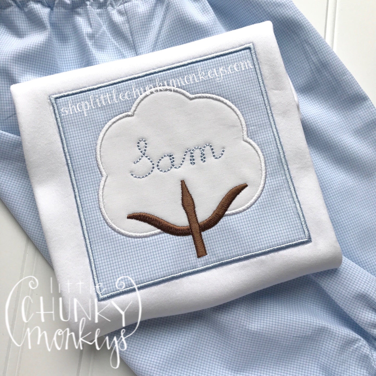 Boy Shirt - Cotton Applique Shirt