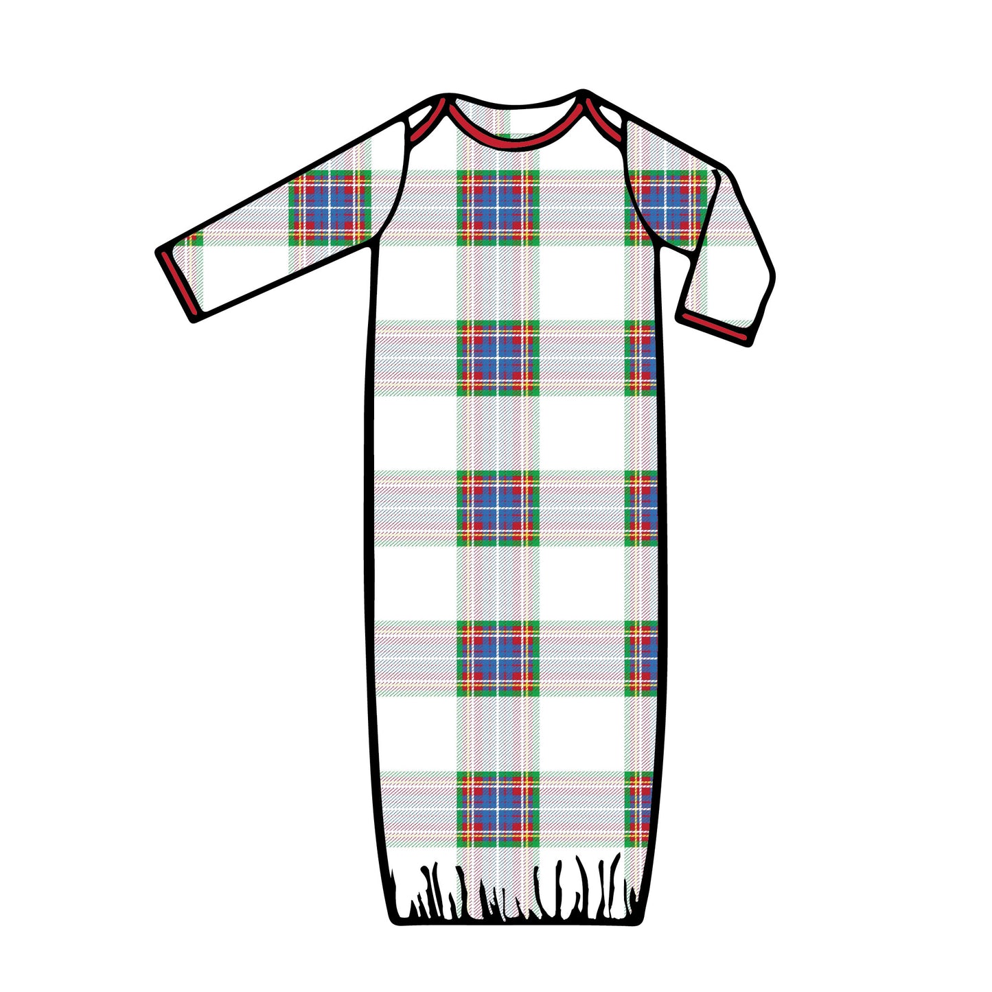 Christmas Baby Gown