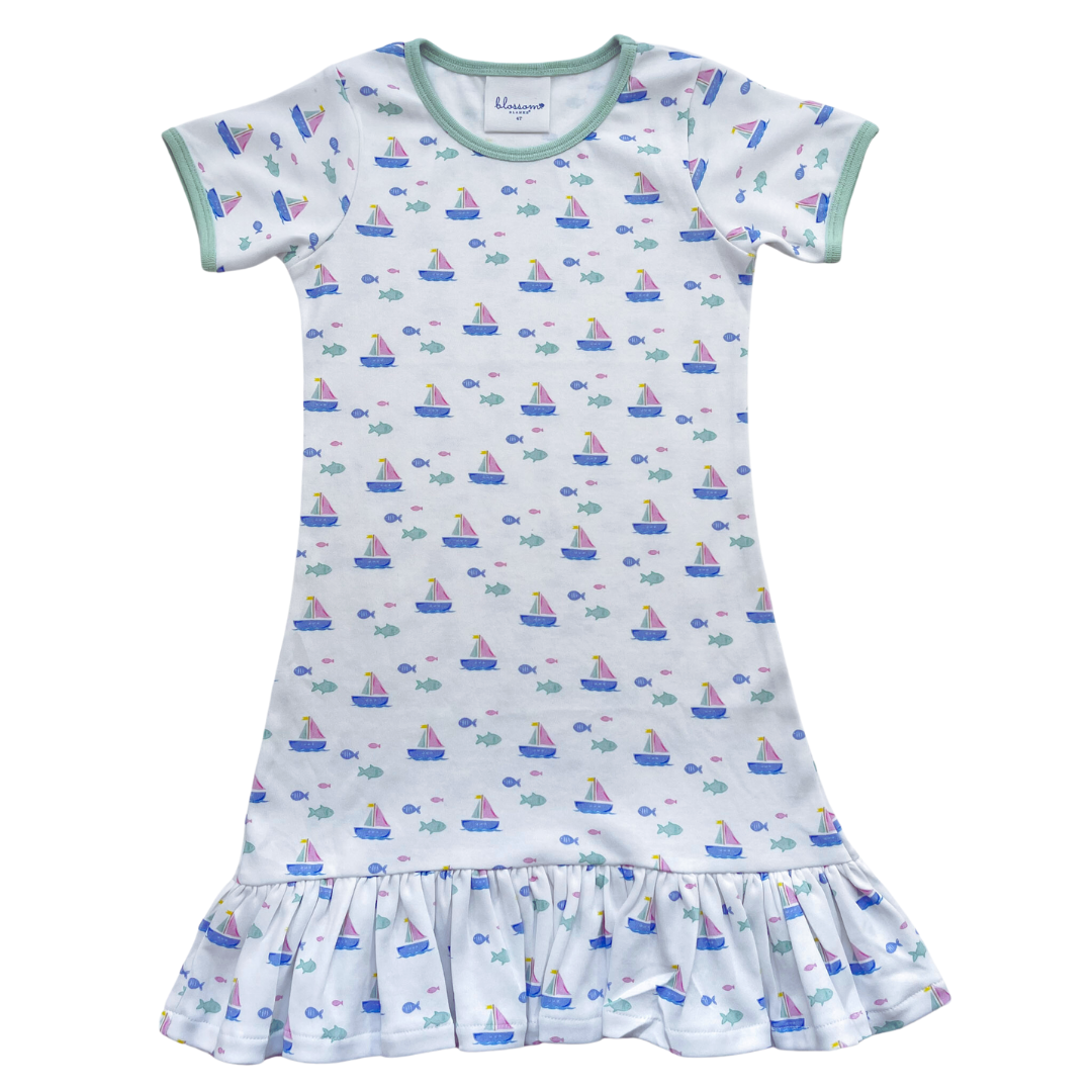 A-Line Dress Short Sleeve