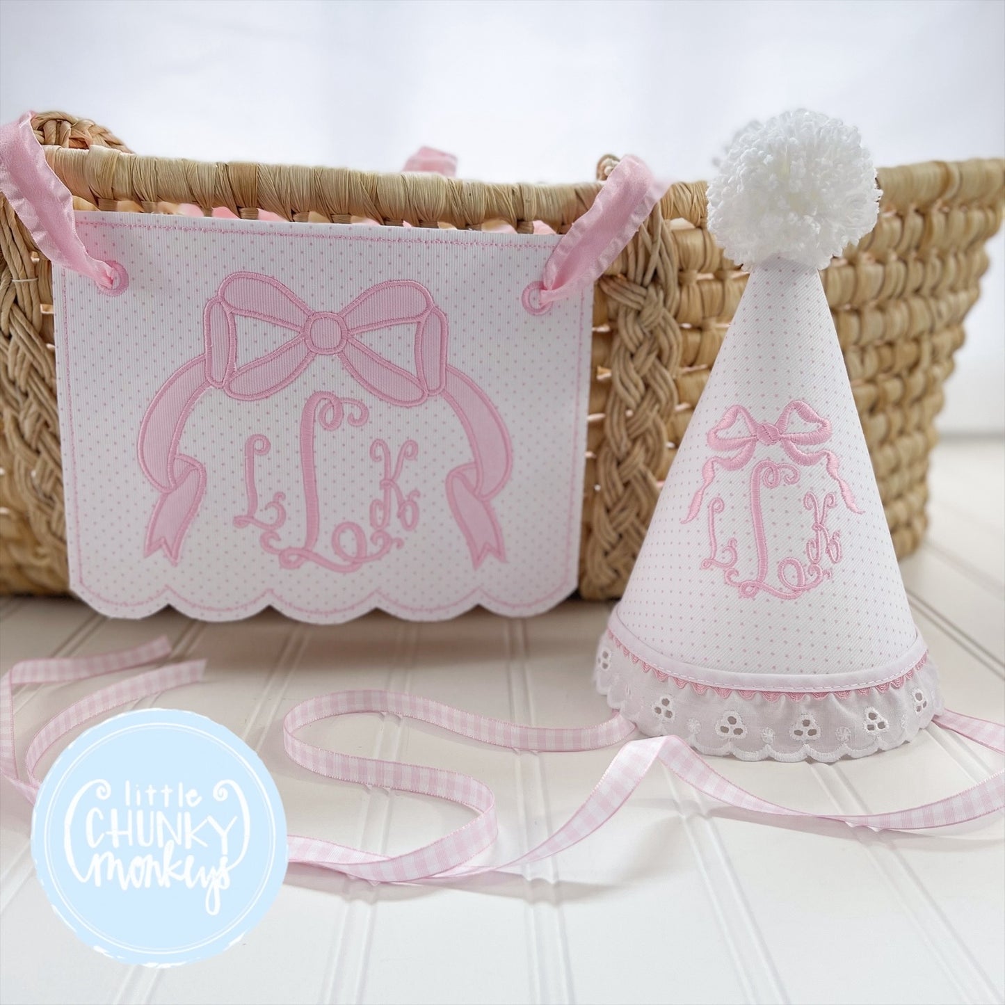 Custom Scallop Highchair Banner