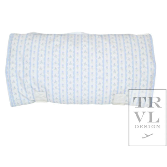 Rest Up Nap Mat - Ribbon Floral Blue **BACKORDER 9/2**