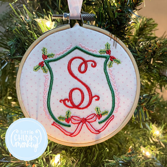 Holly Crest Ornament