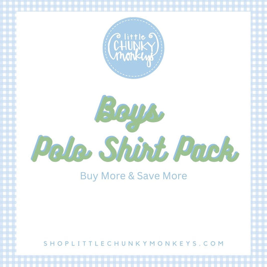 Boys Polo Shirt Pack - Mini Embroidery Designs