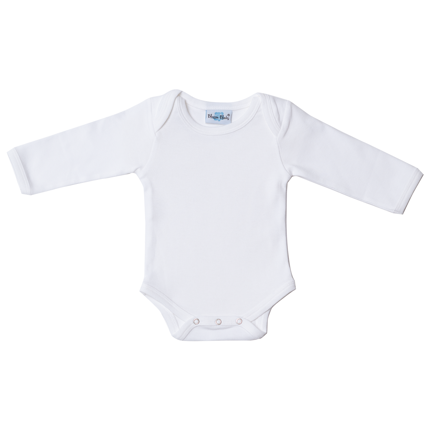 White Organic Cotton Long Sleeve Bodysuit - 0-3m