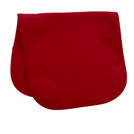 Red Organic Cotton Burp