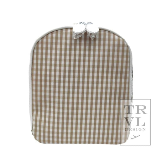 Bring It Lunch Tote - Khaki Gingham