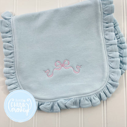 Simple Bow Bib or Burp Cloth