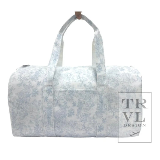 Weekender Duffle - Bunny Toile Blue