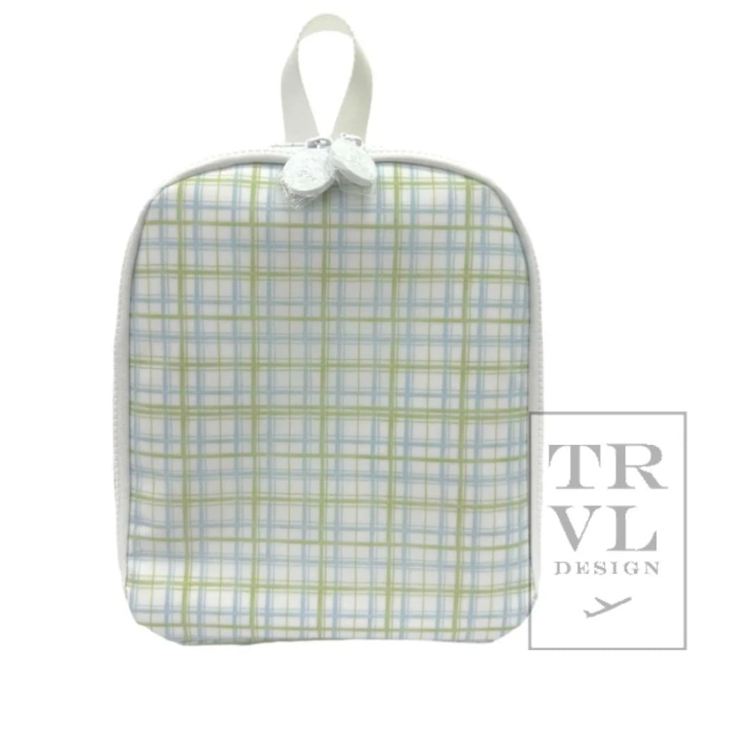 Bring It Lunch Tote - Classic Plaid Green