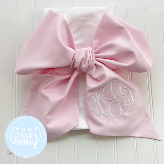 Baby Swaddle with Bow Sash