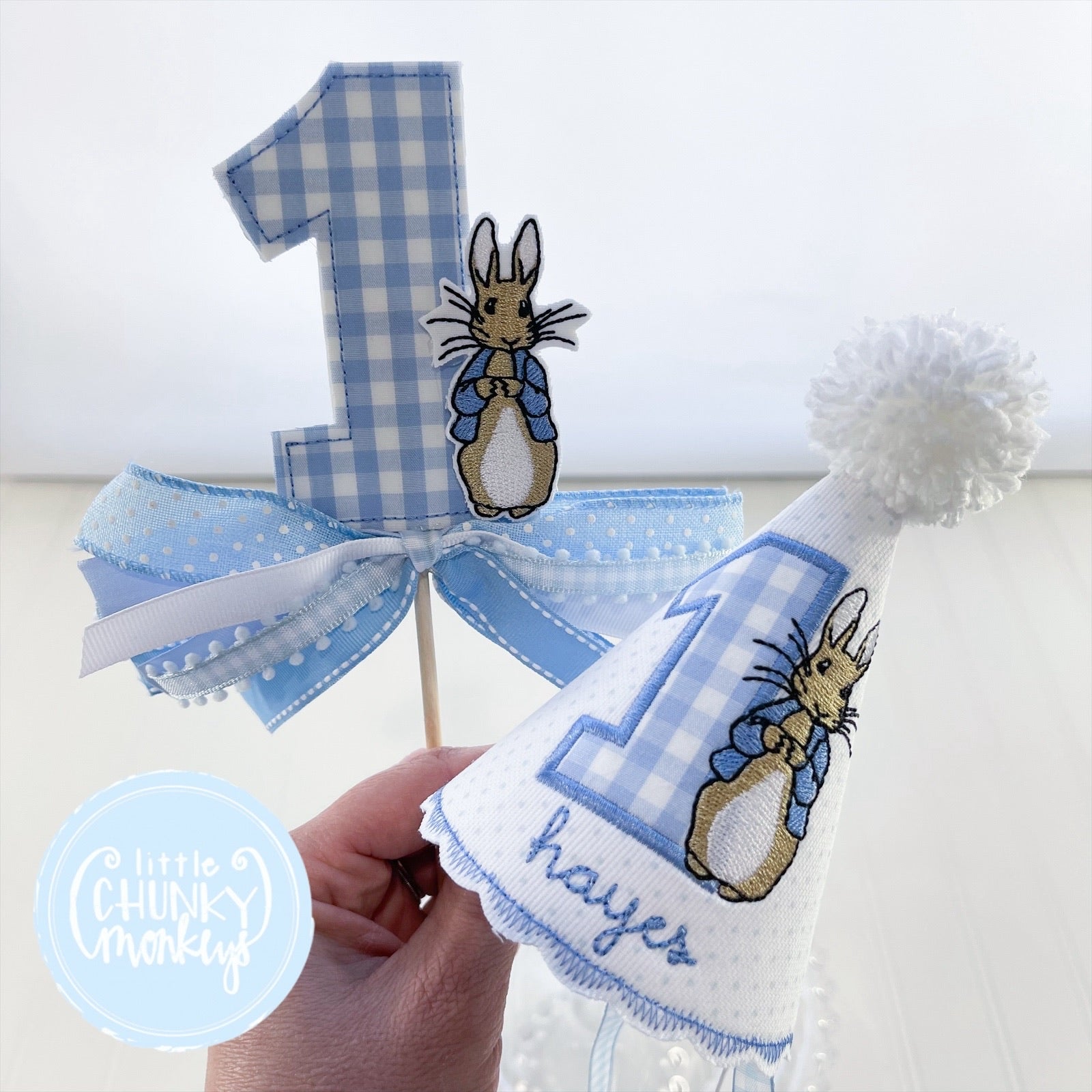 Baby Shower Peter Rabbit 1st Birthday Gifts Mini Birthday Hat