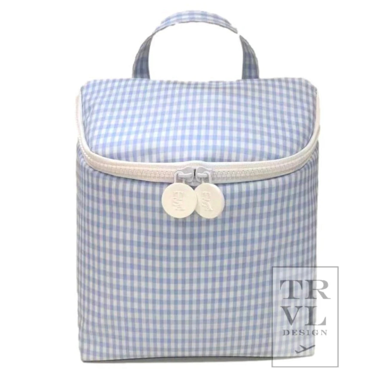 Take Away Lunch Tote - Mist Gingham