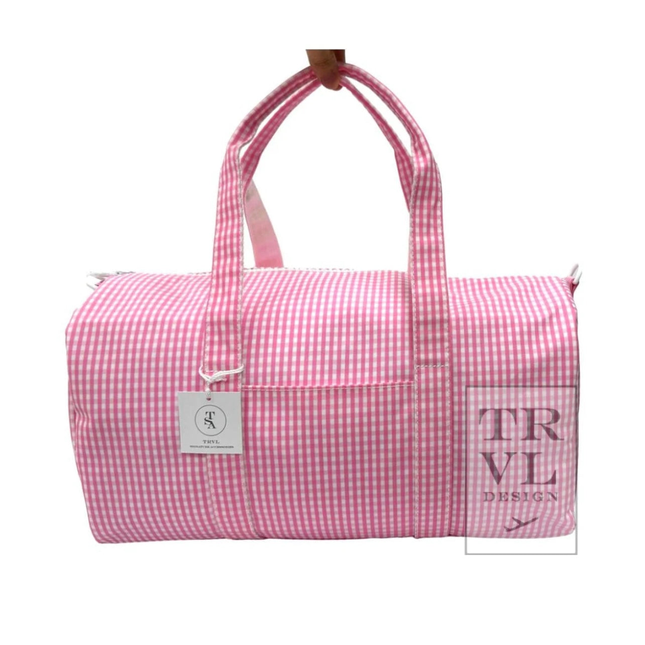 Weekender Duffle - Pink Gingham