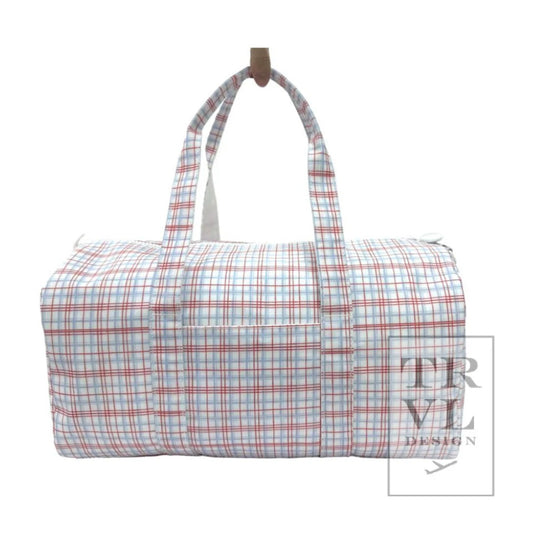 Weekender Duffle - Classic Plaid Red