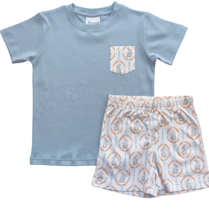 Pocket Tee Short Set