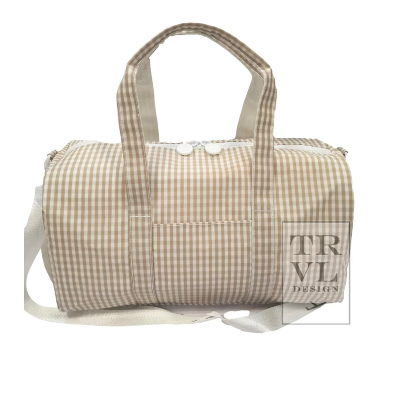 Weekender Duffle - Khaki Gingham