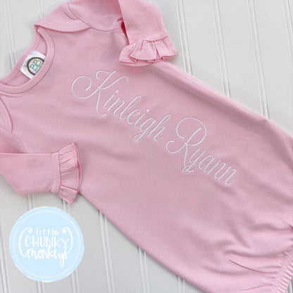 Baby Girl Gown - Script Name