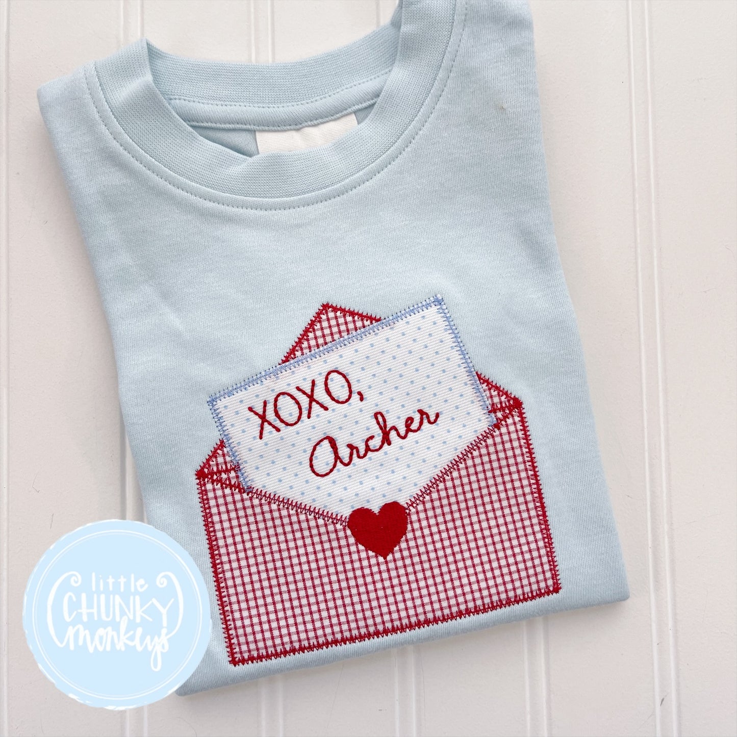 Boy Long Sleeve Shirt - Love Letter "Archer" - 12m