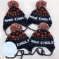 Custom Knit Nordic Hat - Red & White