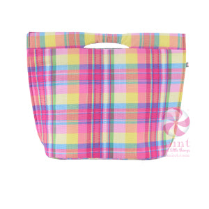 Lunch/Cooler Tote  - Popsicle Plaid