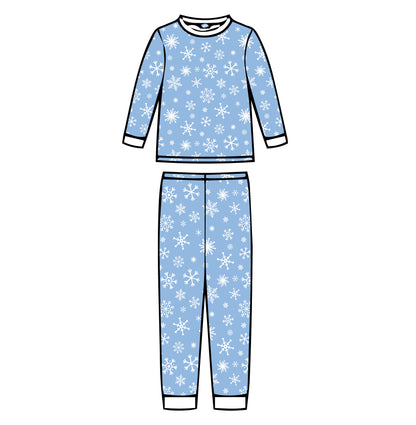 Christmas Kids Long Sleeve Fitted Sleep Set