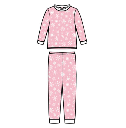 Christmas Kids Long Sleeve Fitted Sleep Set