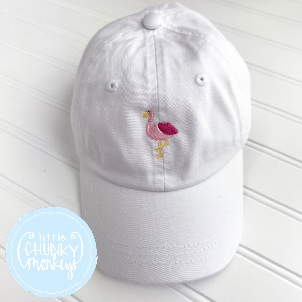 Toddler Kid Hat - Flamingo on White Hat