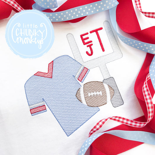 Boy Shirt - Boy Shirt - Stitched Jersey, Foootball and Field Goal