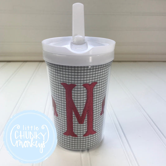 Toddler Straw Sippy Cup with Personalization