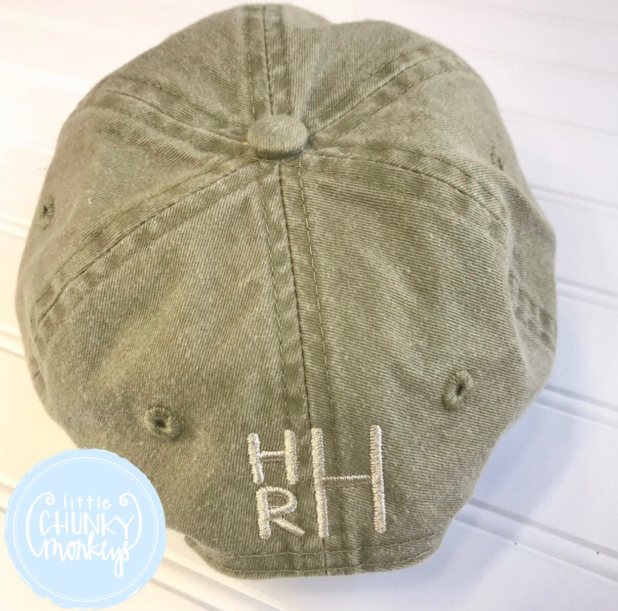 Toddler Kid Hat - Faded Olive with Mallard Duck