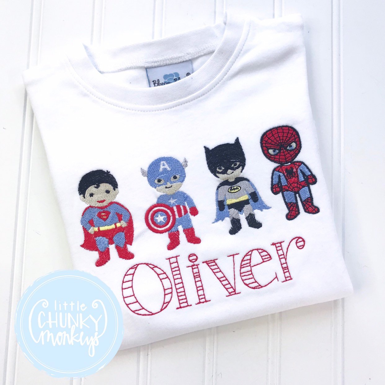 Boy Shirt - Boy Shirt - Stitched Superhero Shirt